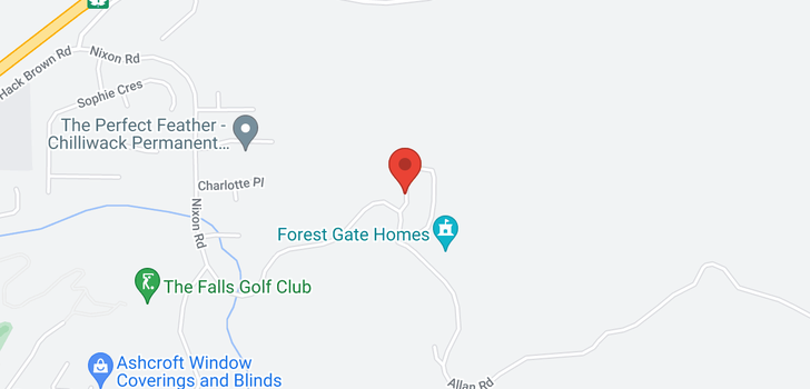 map of 8506 FOREST GATE DRIVE